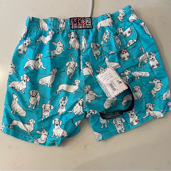 MC2 Saint Barth Mens Gustavia Happy Dog Swim Shorts - Picture 5 of 6